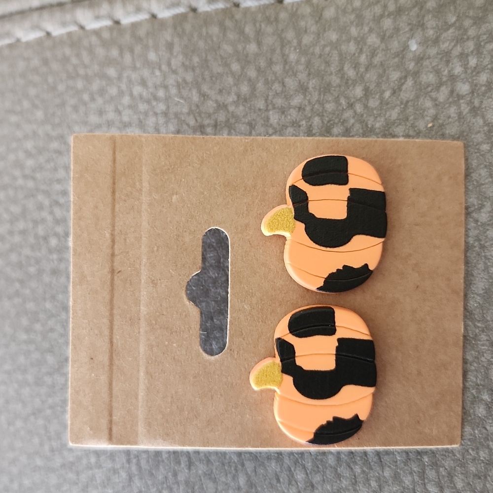 Pumpkin Earrings New
